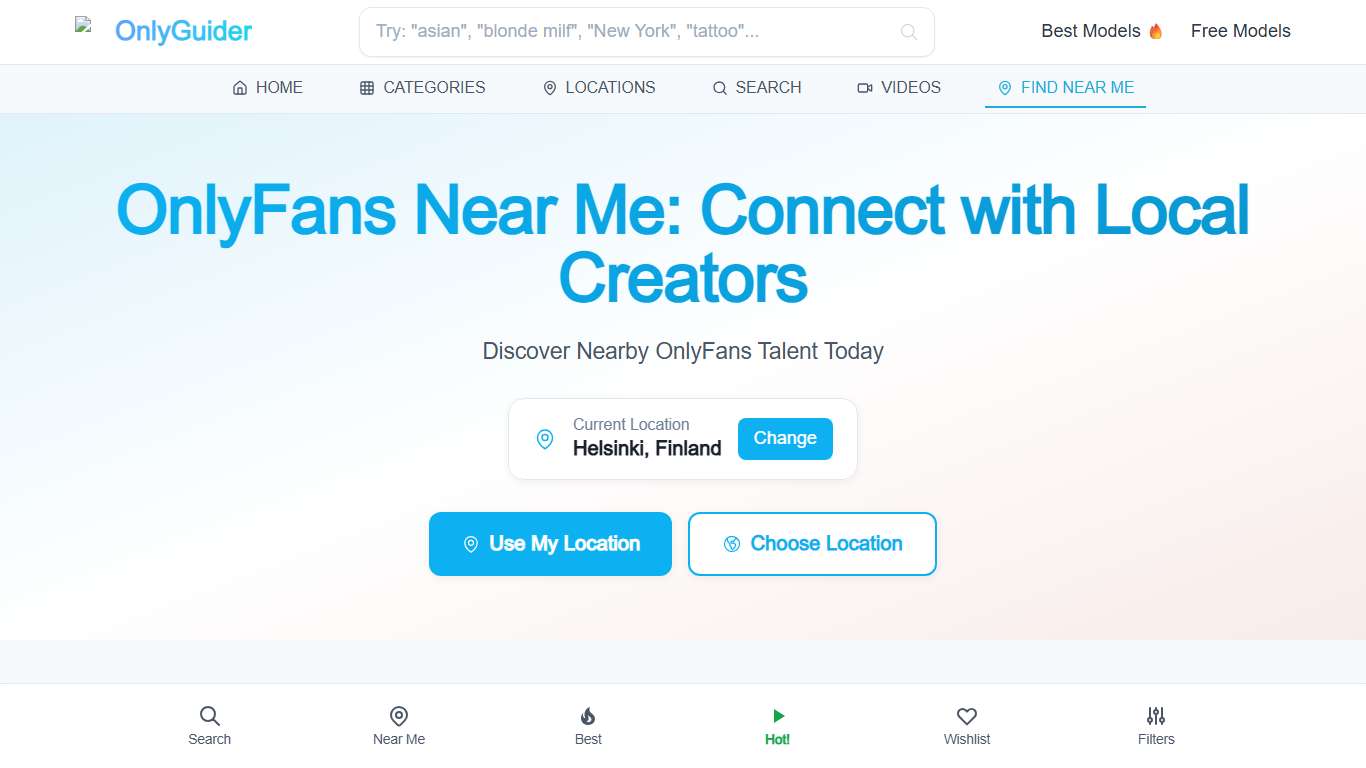OnlyFans Near Me (Search For Models by Your Location)